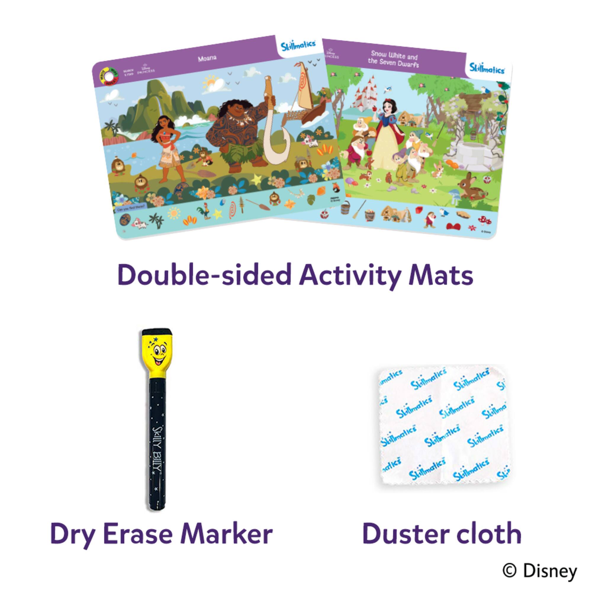 Skillmatics® Search & Find Disney® Princess Write & Wipe Activity Mats